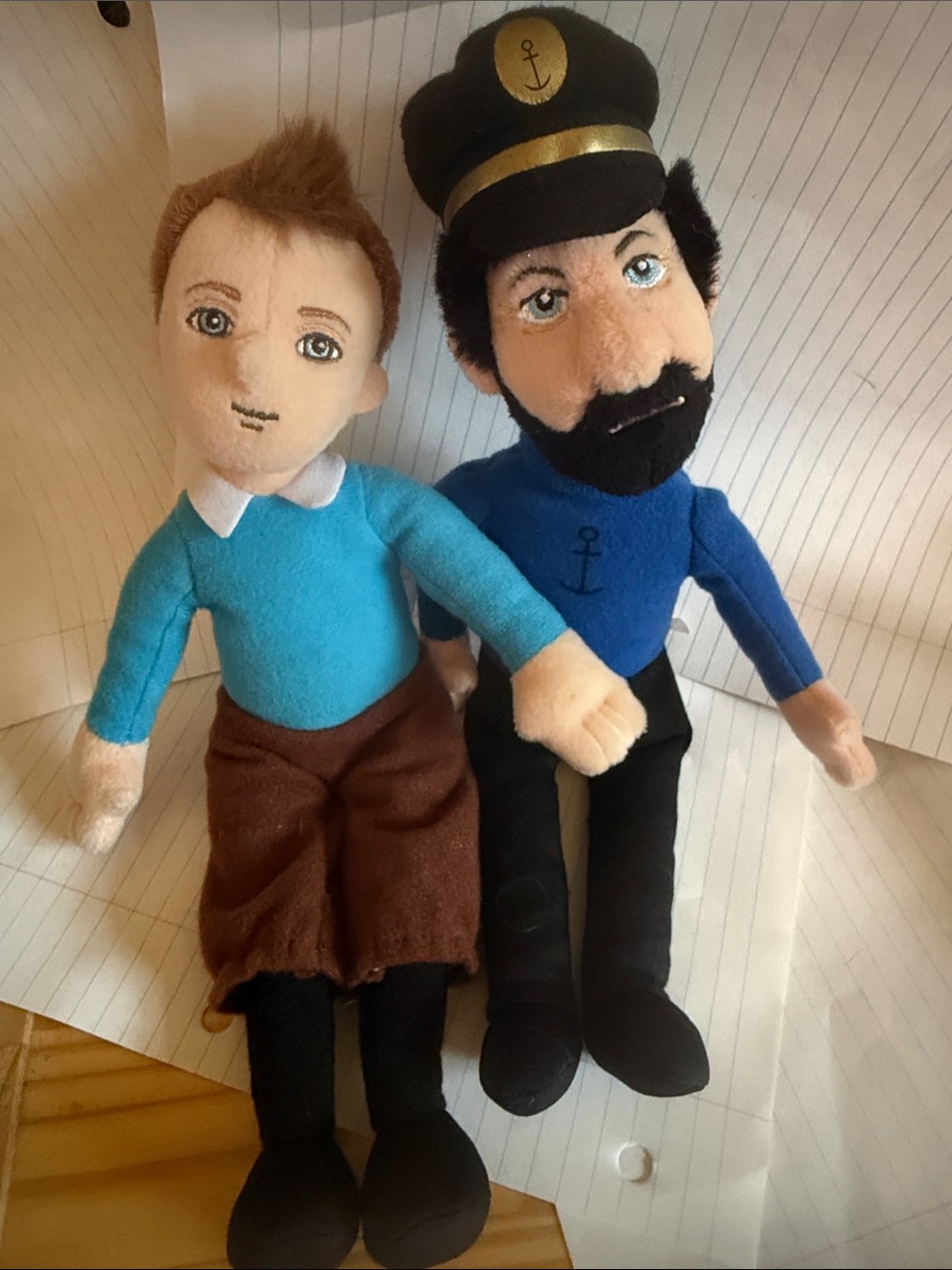 2011 ty beanie baby Tintin and captain haddock